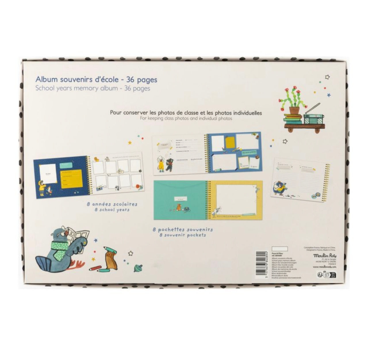 Souvenirs d'école  Puce & Pilou - Moulin Roty -