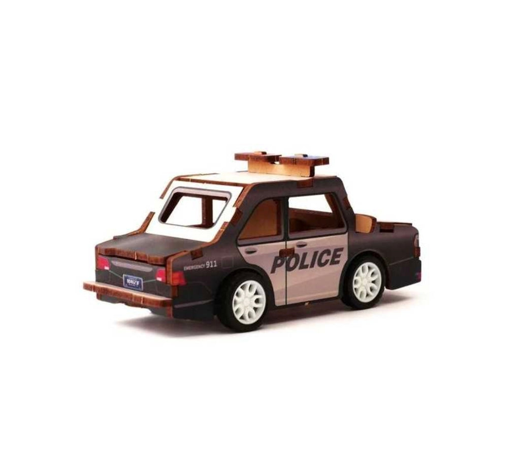 Maquette bois - Véhicule  Police - Graine Créative