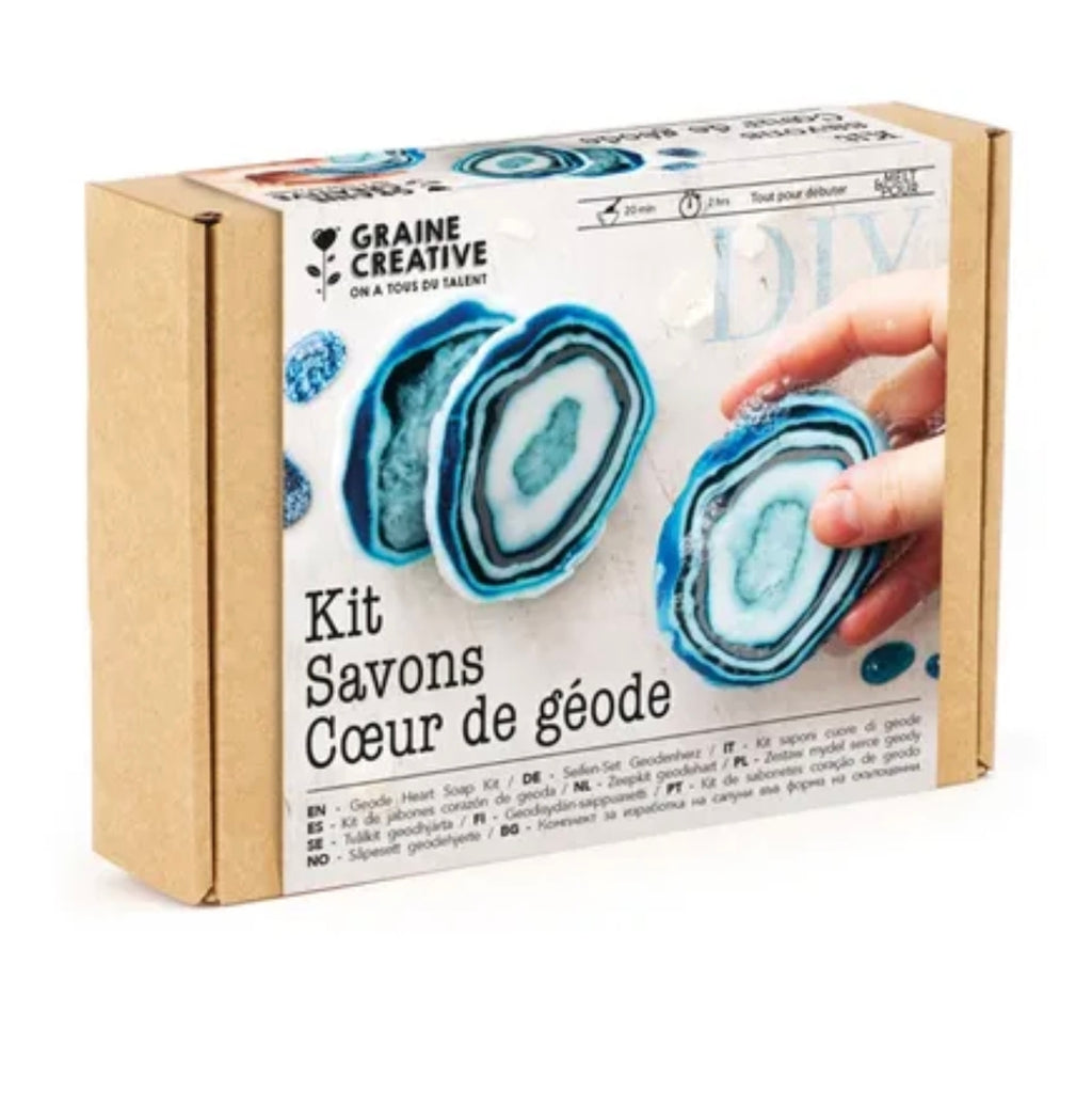 Kit DIY savons - Coeur de Géode - Graine Créative