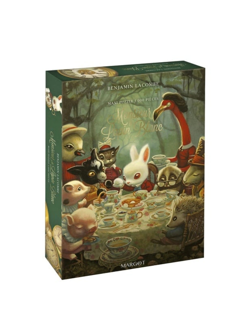 Puzzle 1000 pièces - Monsieur La Lapin Blanc - L'Ecole des Loisirs