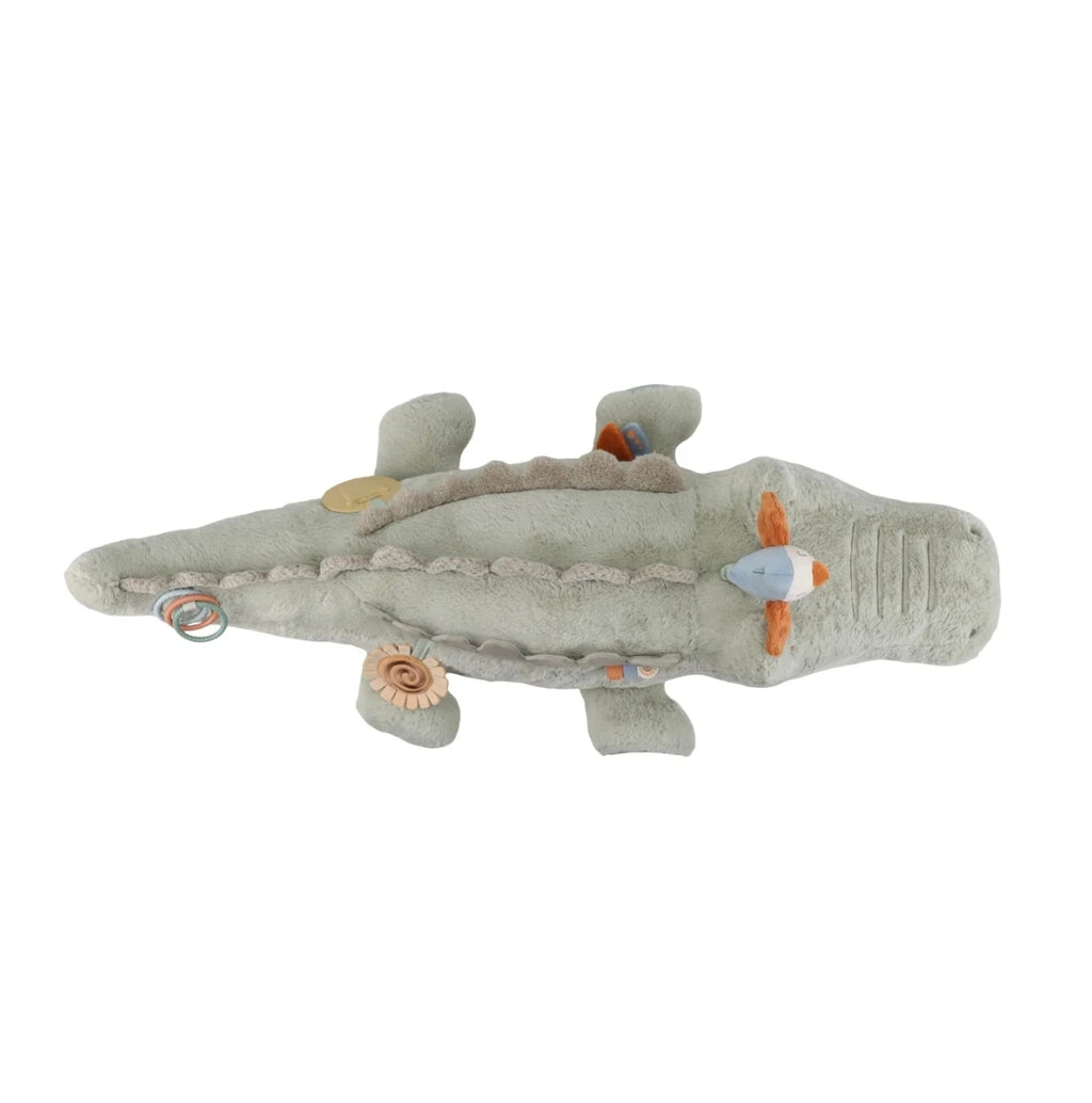 Peluche d'activités Crocodile  - Safari - Little Dutch