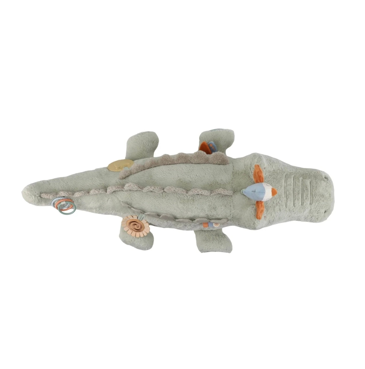 Peluche d'activités Crocodile  - Safari - Little Dutch