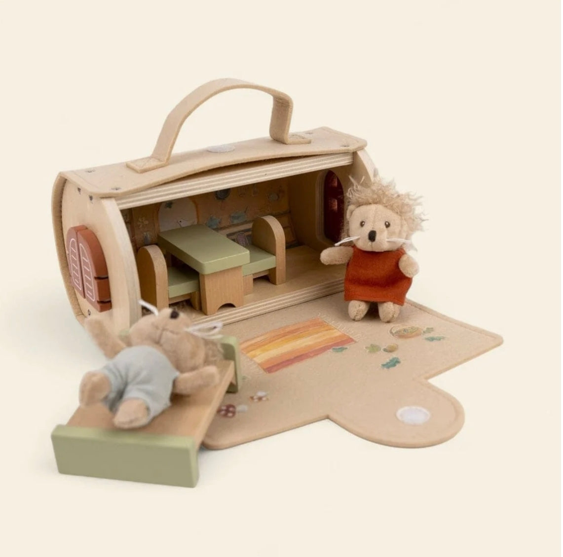 Maison en rondins et ses amis miniatures - Egmont Toys