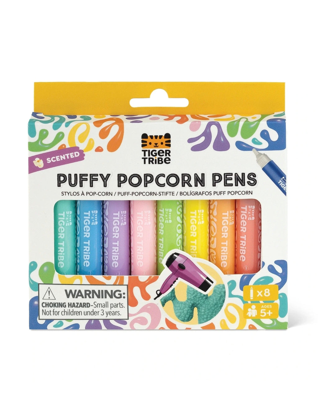 Feutres pop corn - Tiger Tribe