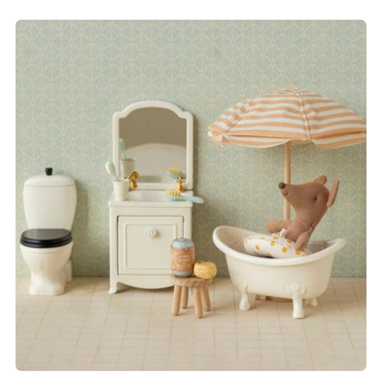 Souris petit frère - Maillot de bain & sa bouée - Maileg