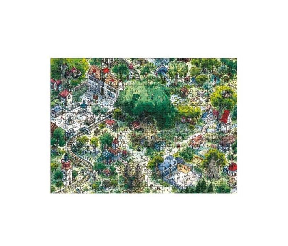 Puzzle 500 pièces - Mémoires de la forêt - L'école des Loisirs