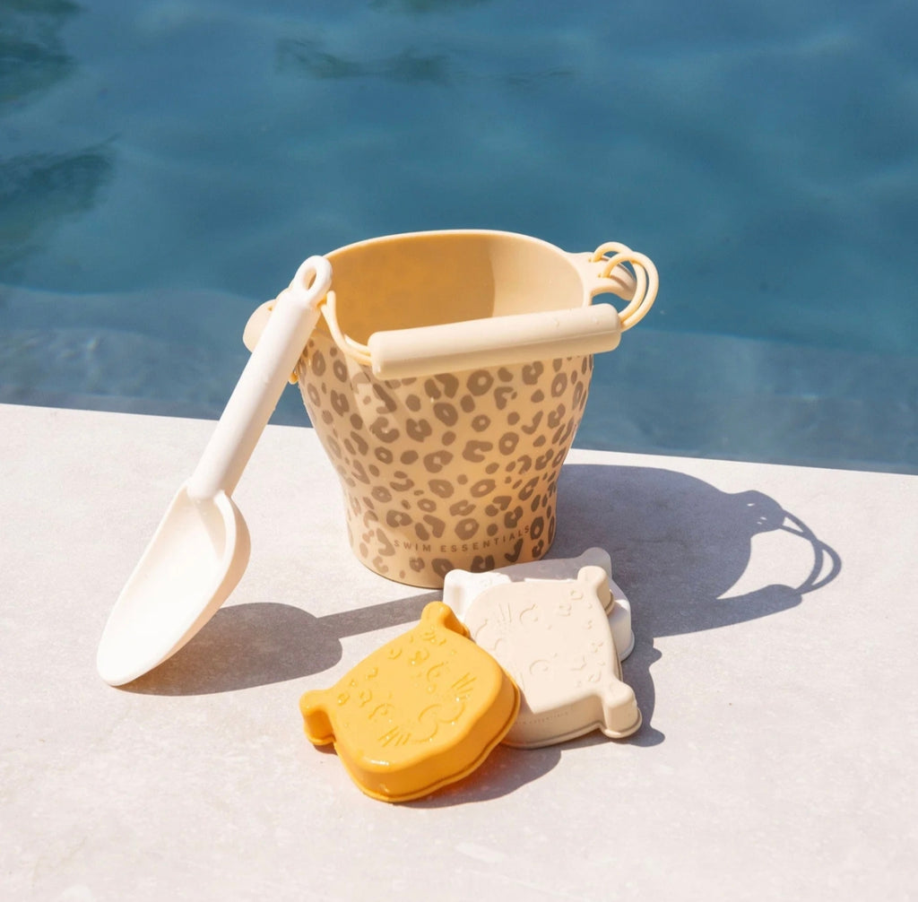 Ensemble seau et jouets de plage - Léopard - Swim Essential