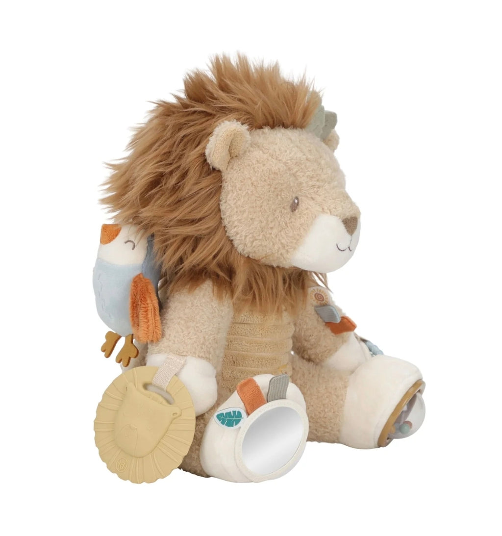 Peluche d'activités Lion  - Safari - Little Dutch