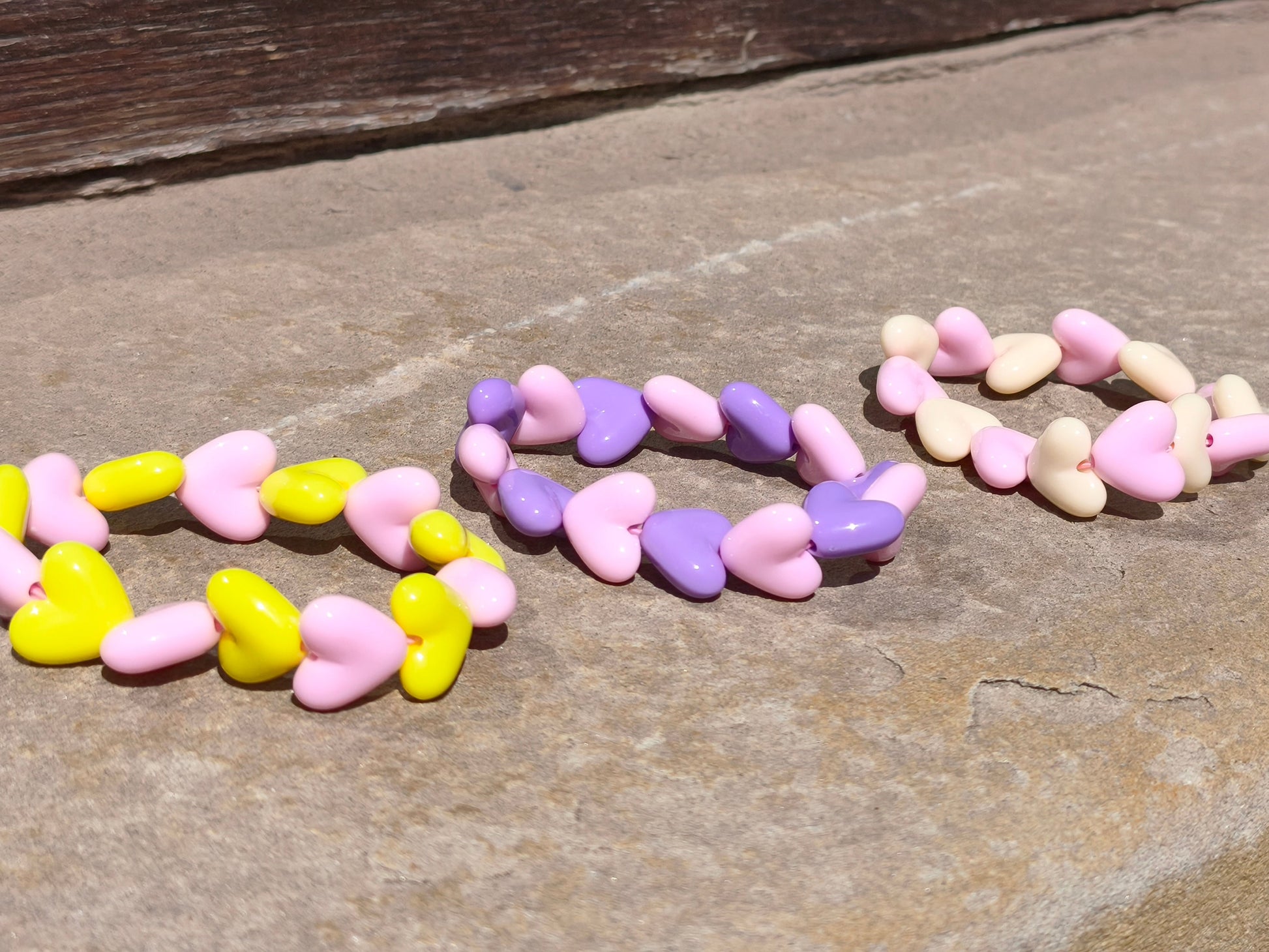 Bracelet enfant - Maxi Coeurs - Gaga