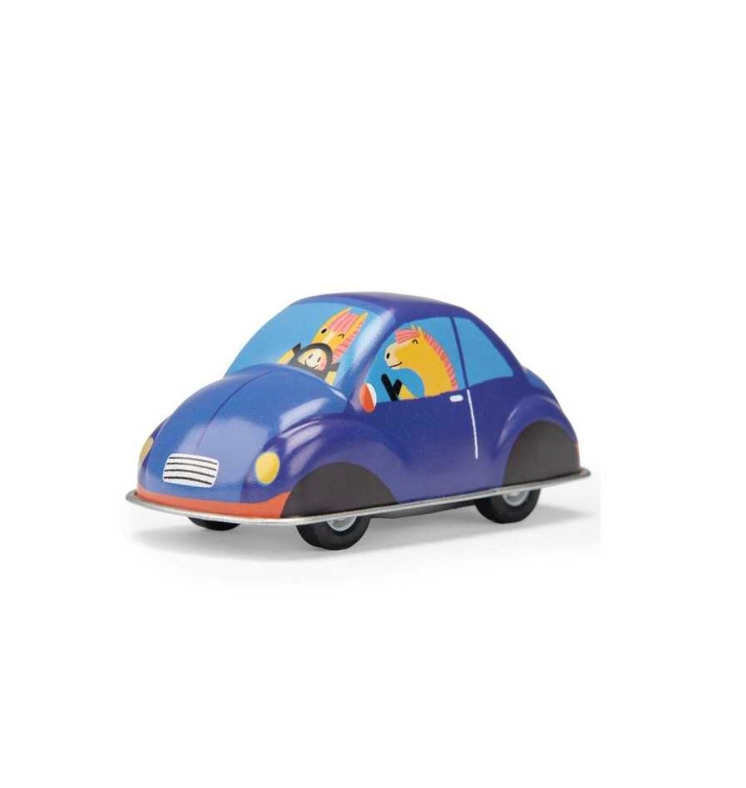 Voiture à friction - Bleue - Moulin Roty