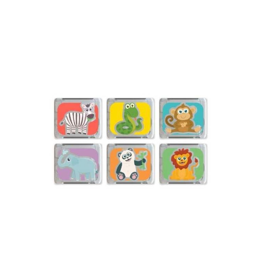 Lot de 6 cubes lumineux - Zoo - Glo Pals