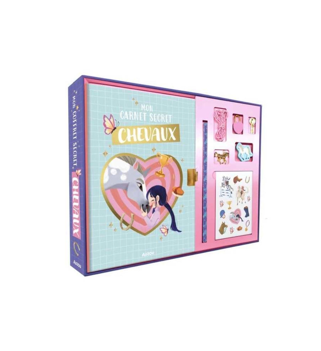 Mon coffret secret - Chevaux - Auzou
