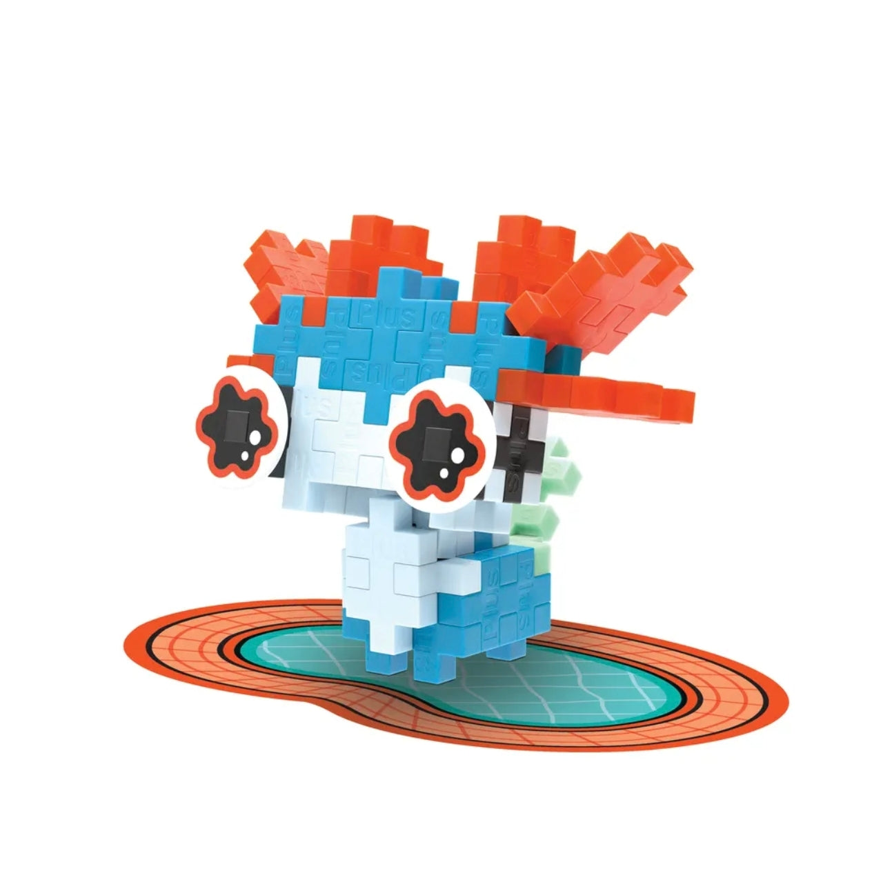 Jeu de construction Pop Animaux - Axolotl bleu - Plus Plus
