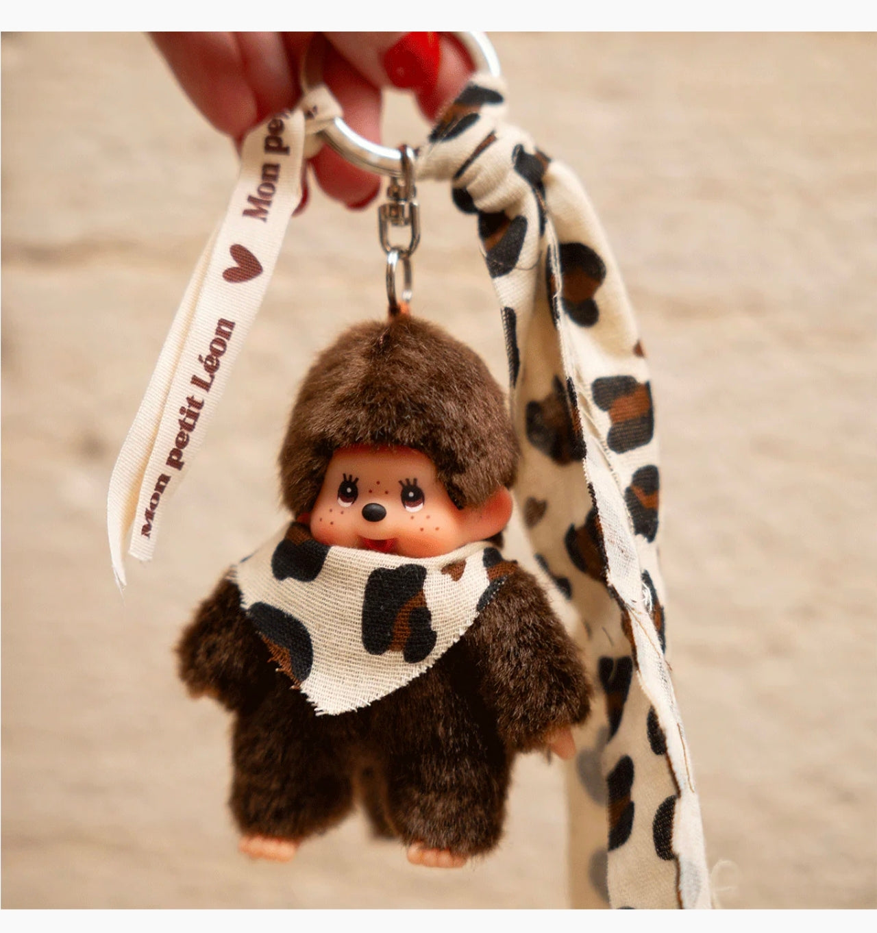 Porte-clés Grigri Kiki - Léopard Beige - Mon Petit Léon