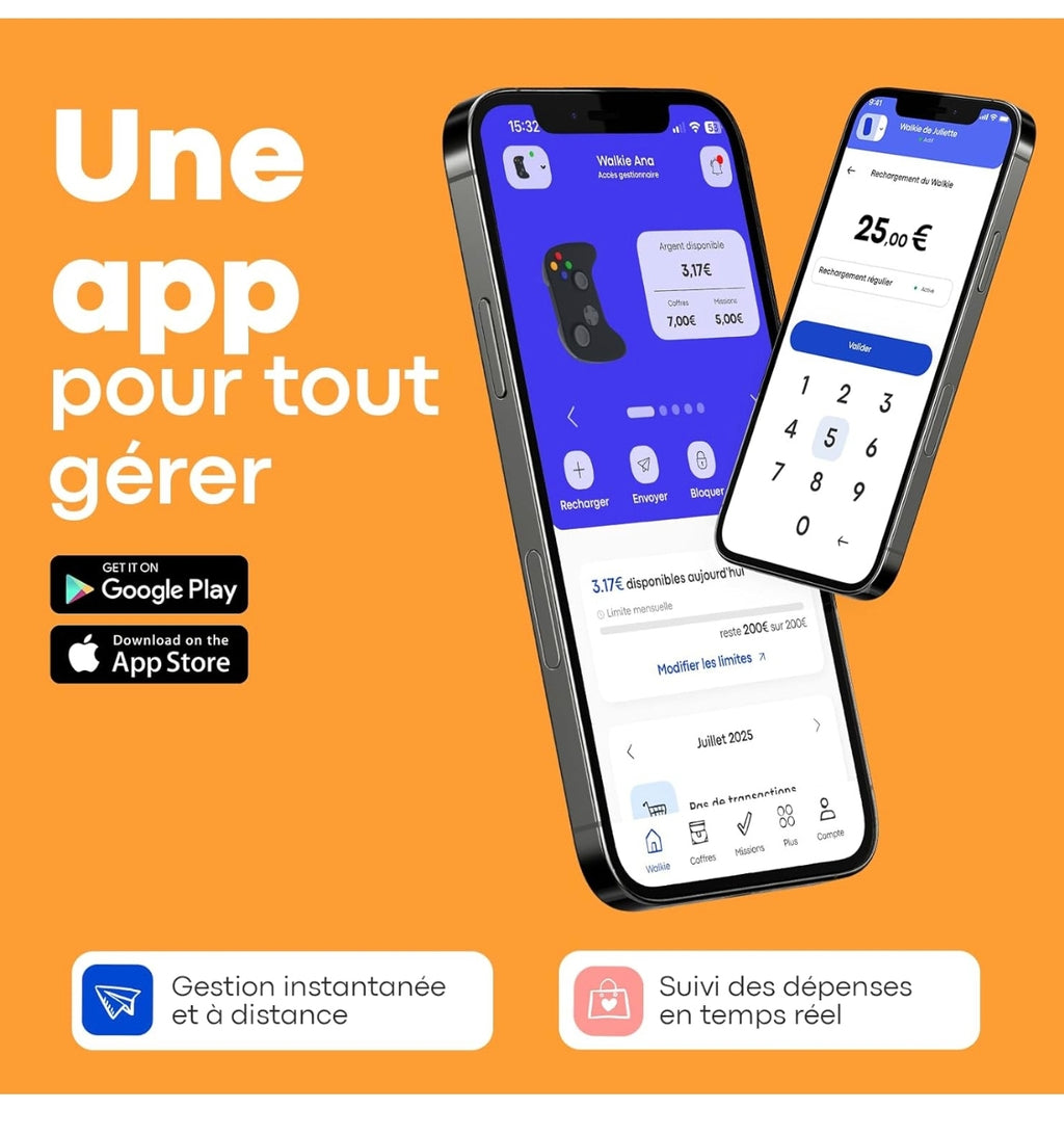 Porte-monnaie sans contact - Manette - Money Walkie