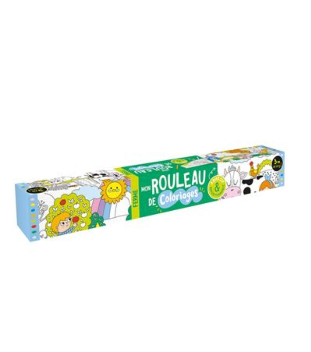 Mon rouleau de coloriage - La Ferme - Auzou