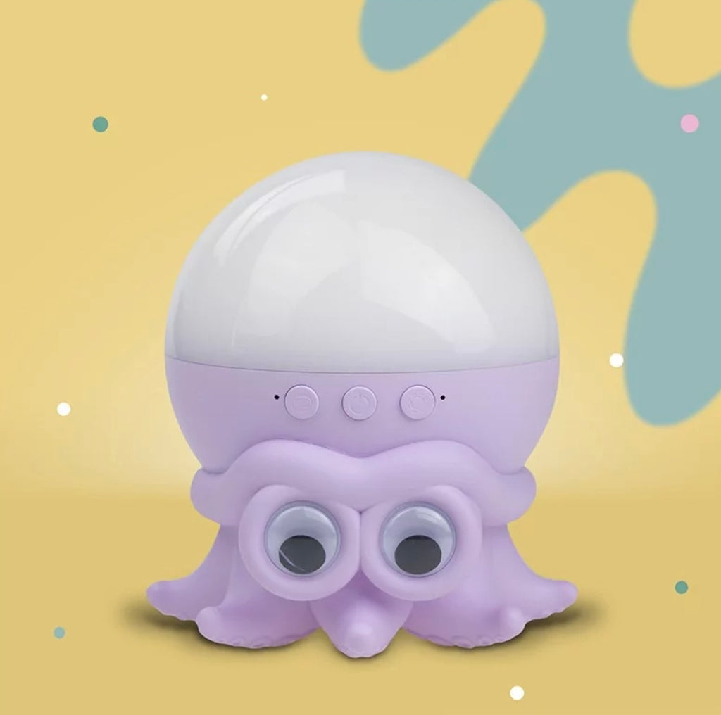 Veilleuse projecteur et enceinte bluetooth - Octopus - Mary's