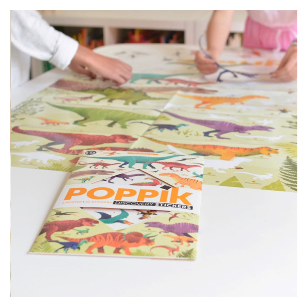 Poster et stickers - Dinosaures - Poppik