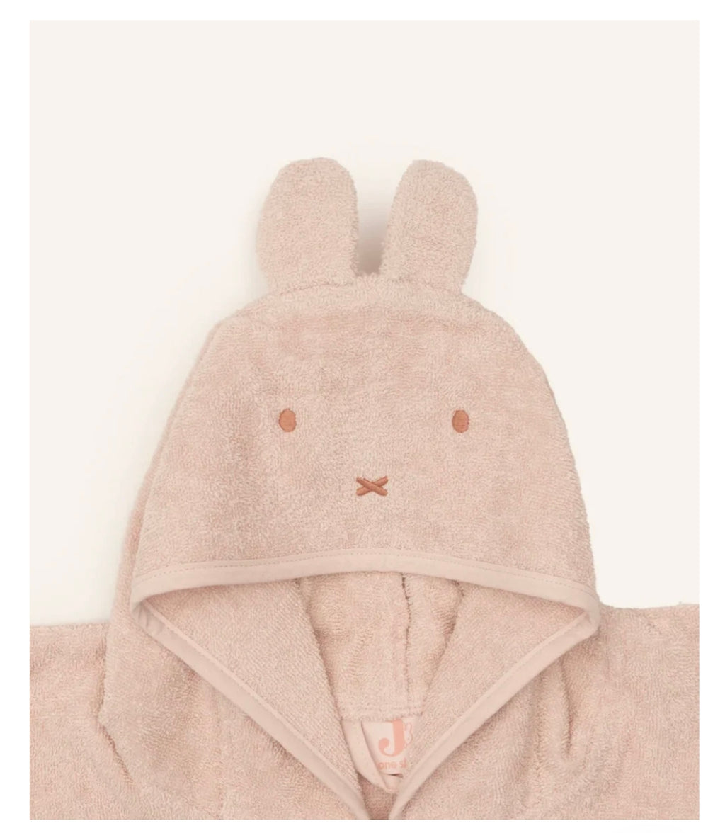 Poncho bain - Miffy Silk Rose - Jollein