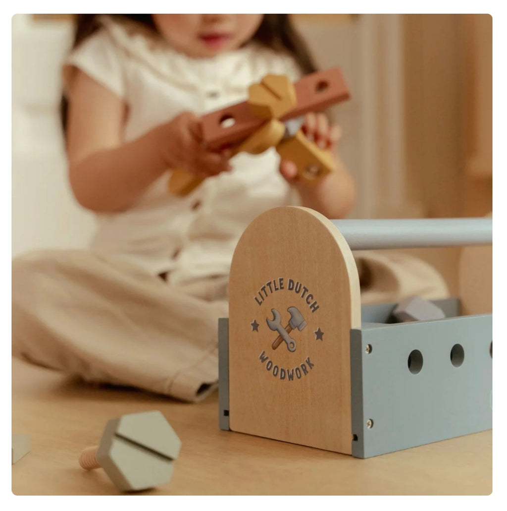 Boîte à outils en bois - Little Dutch