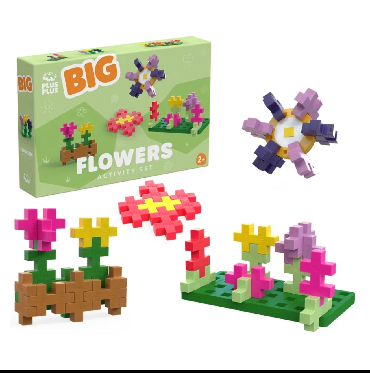 Jeu de construction BIG - Les fleurs - Plus Plus