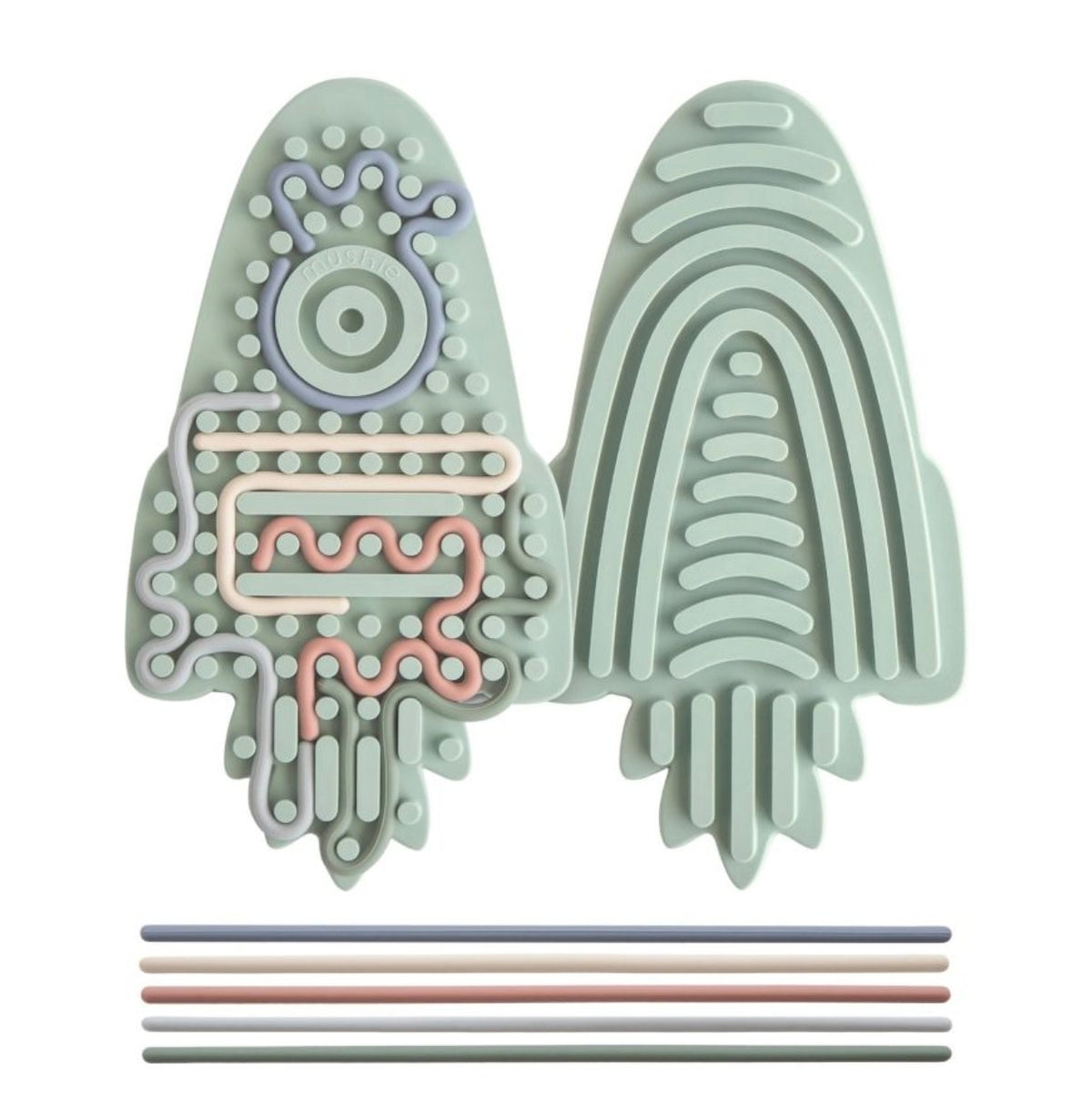 Jouets sensoriel en silicone - Rocket - Mushie