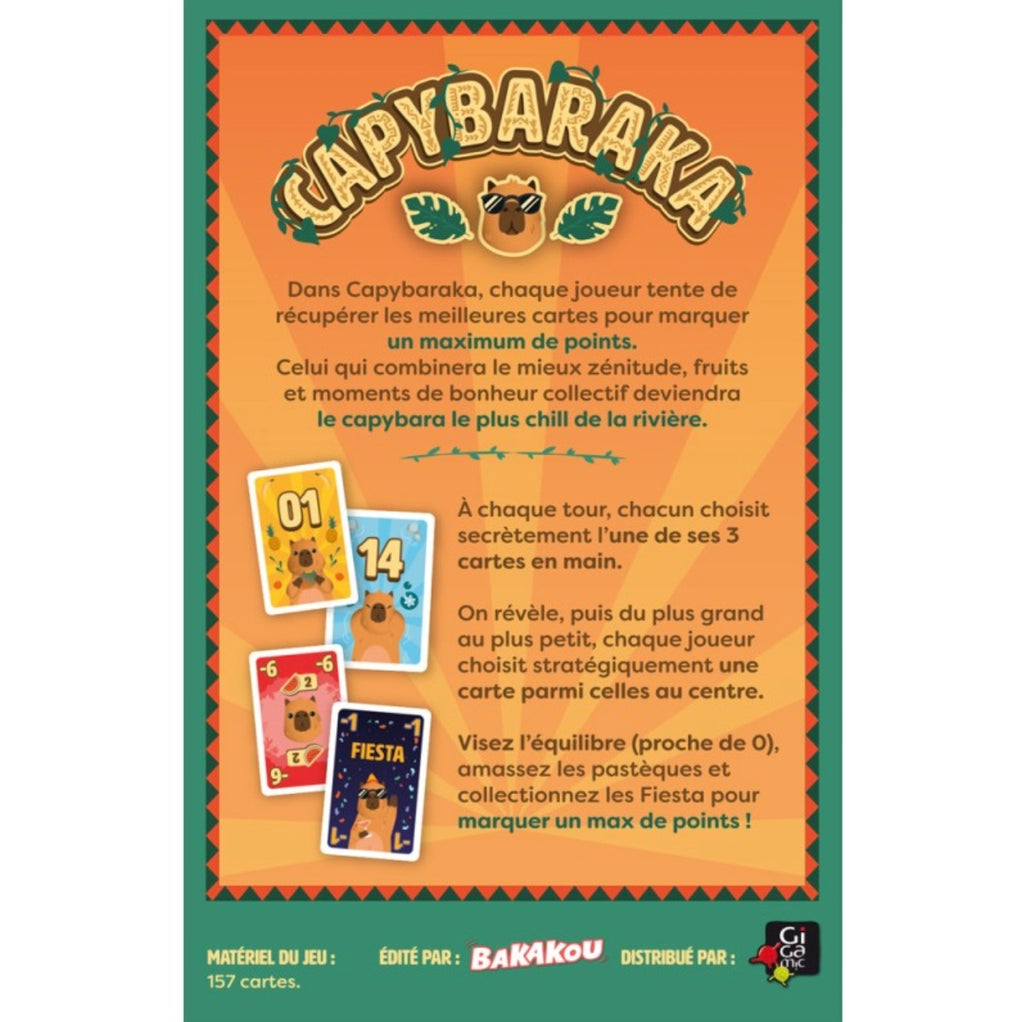 Jeu de société - Capybaraka - Gigamic