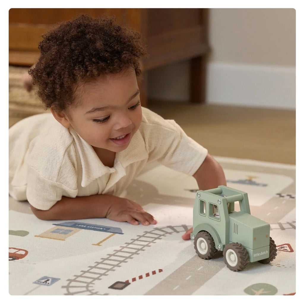 Tracteur avec figurine - Little Dutch