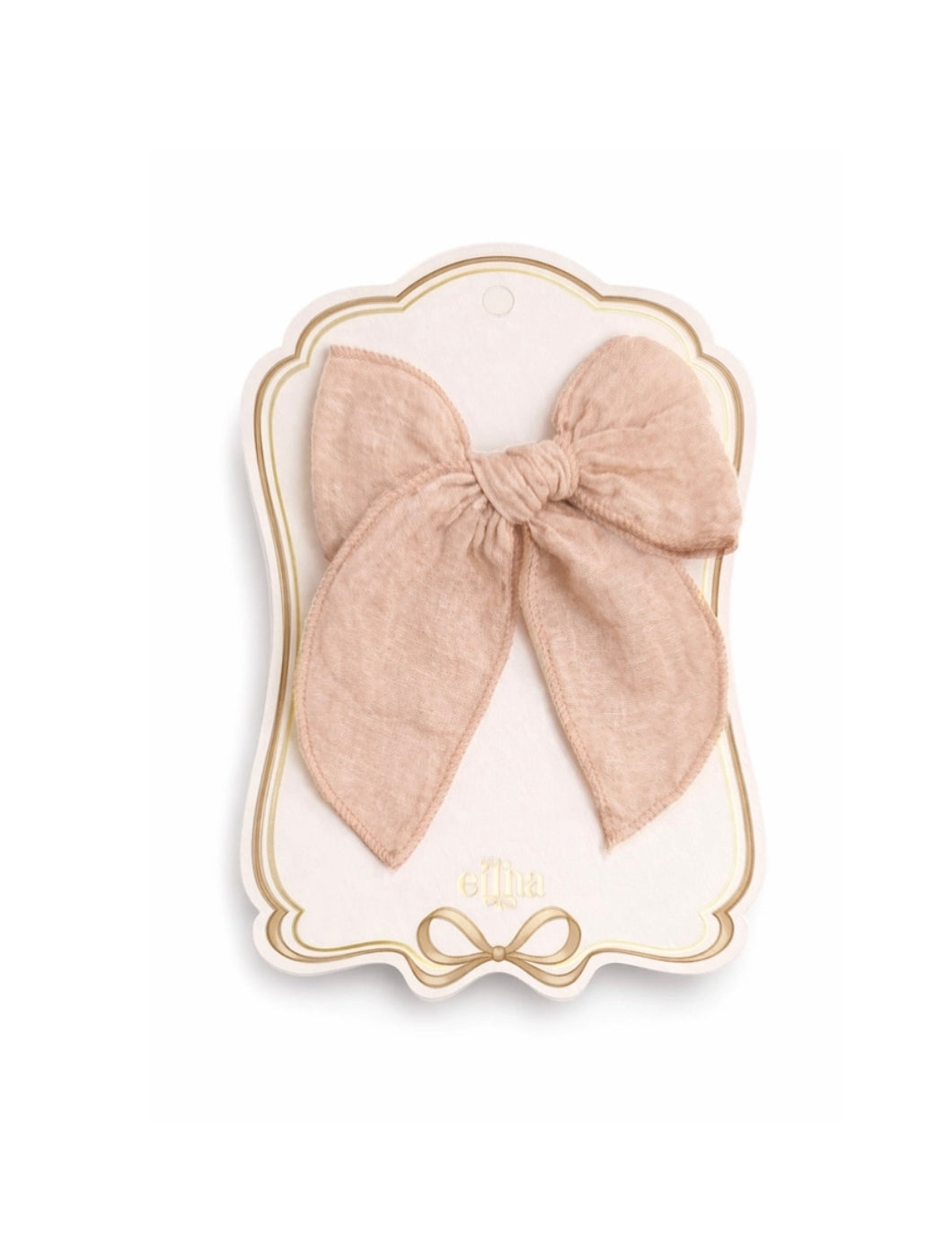 Barrette noeud - Rose - Mrs Ertha