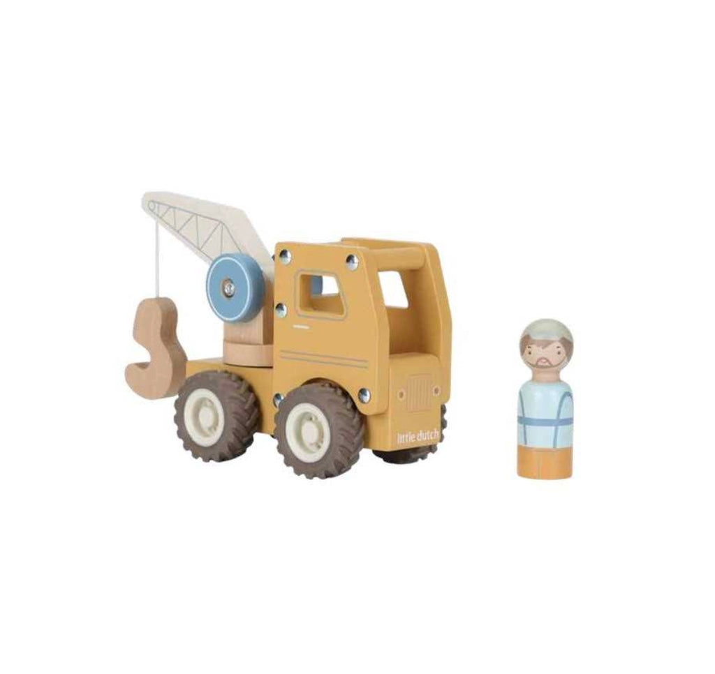 Camion grue en bois - Little Dutch