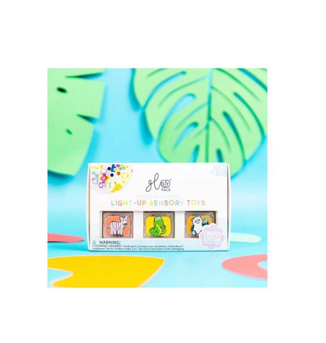 Lot de 6 cubes lumineux - Zoo - Glo Pals