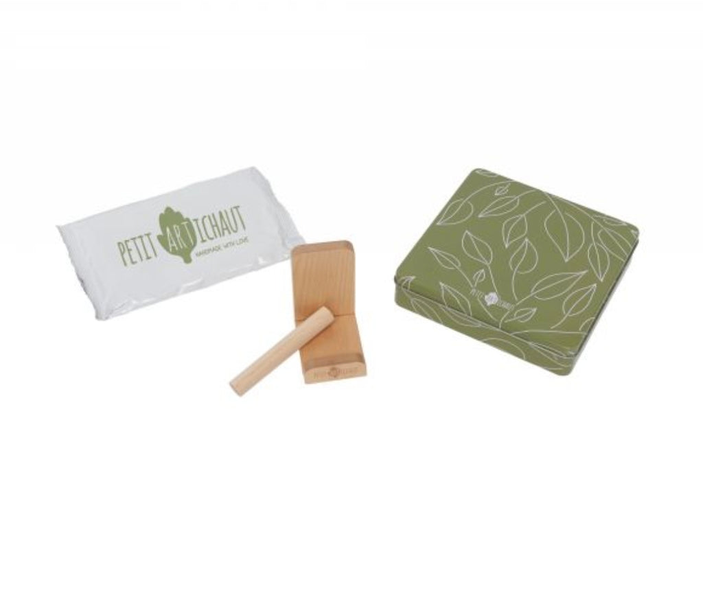 Kit empreinte Babybox carrée - Olive Tree - Petit Artichaut