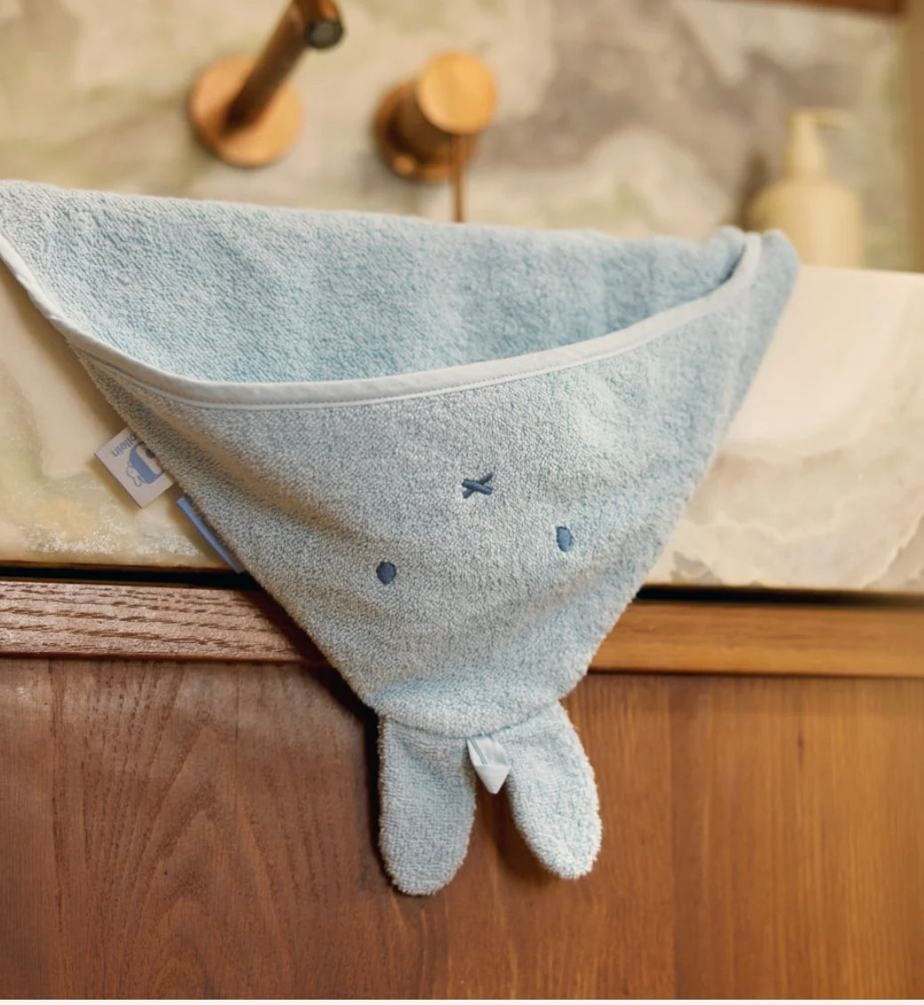 Cape de bain - Cloudy Blue 75 x 75 cm -  Jollein