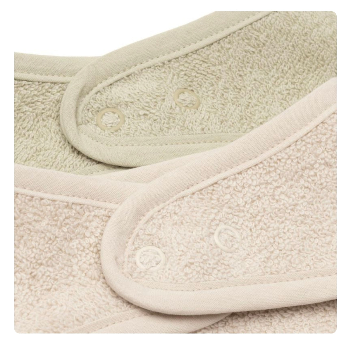 Set de 2 bavoirs bandana -  Matcha/Sand - Jollein