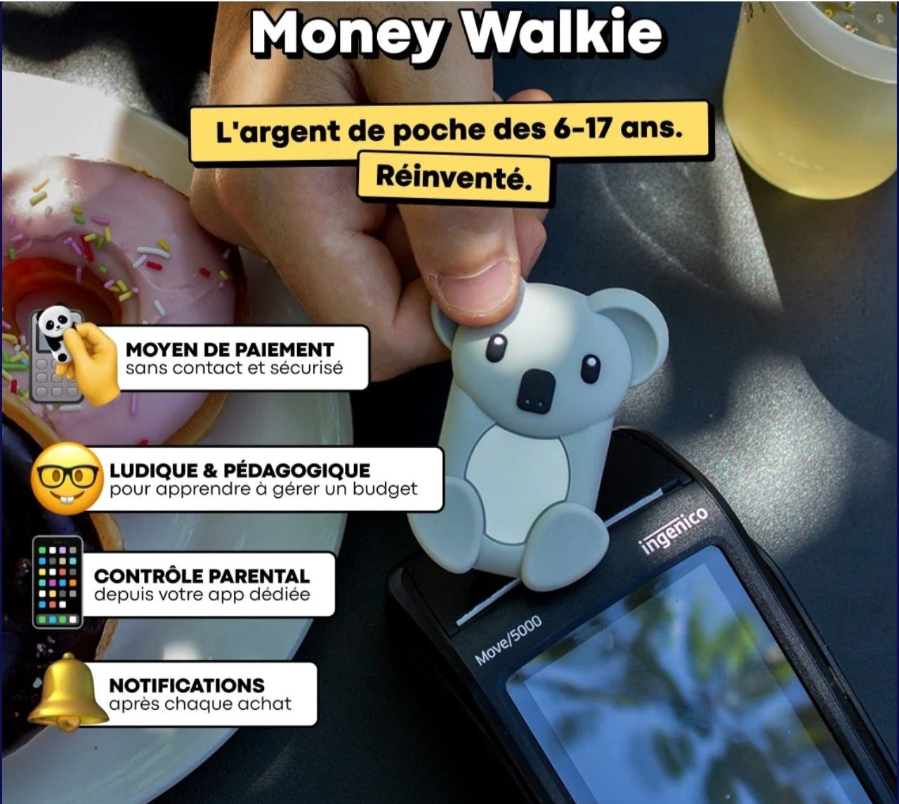 Porte-monnaie sans contact - Koala - Money Walkie