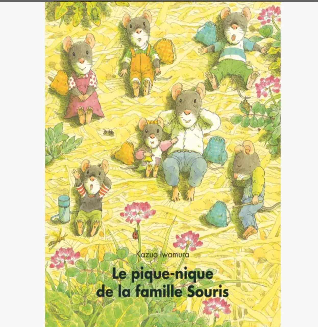 Livre -  Pique - nique de la famille souris- Moulin Roty