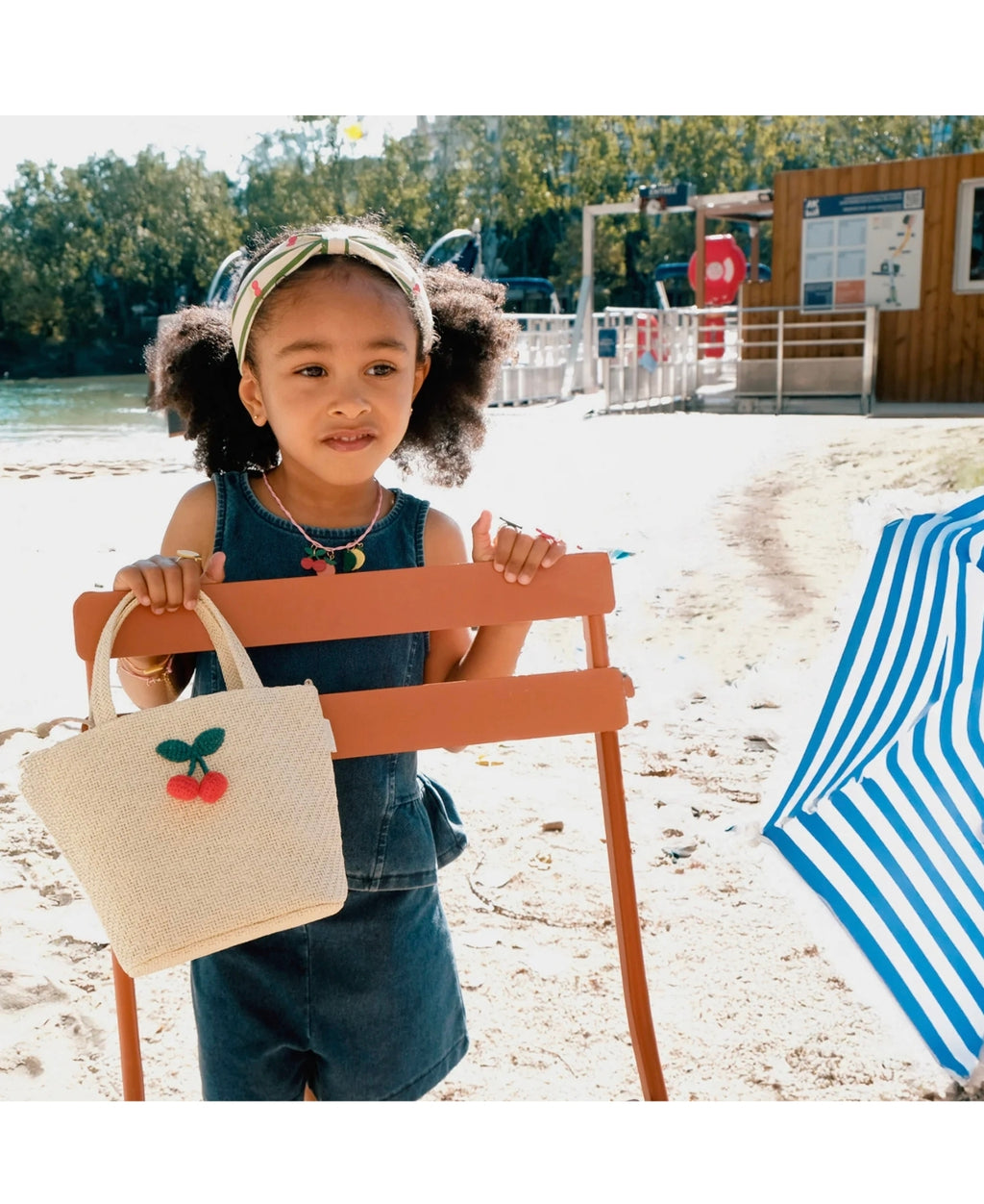 Sac Panier  -  cerise - ckahula