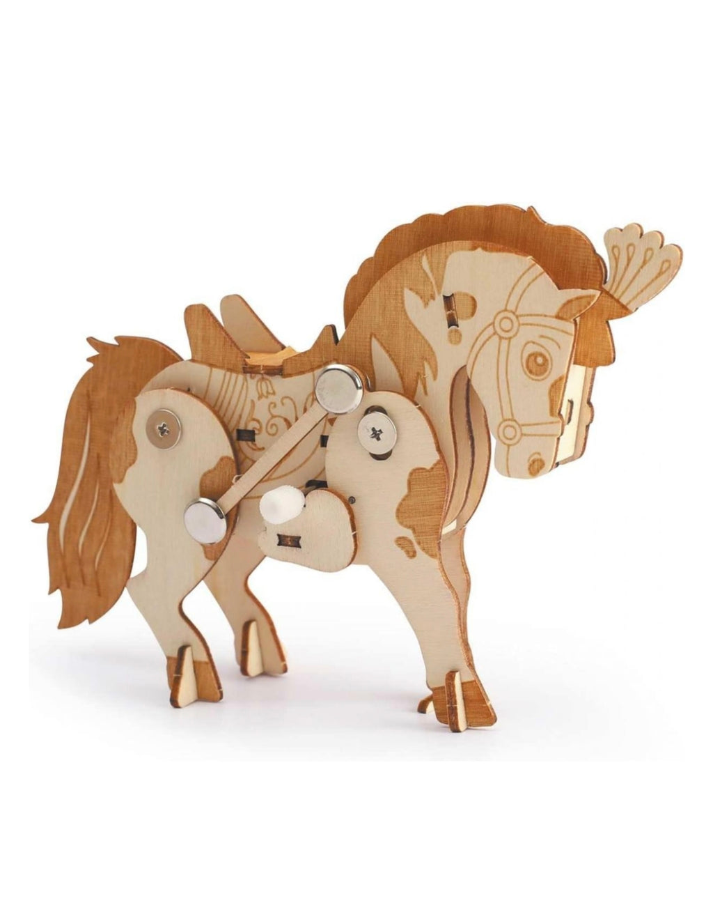 Maquette mécanique en bois - Cheval - Graine Créative