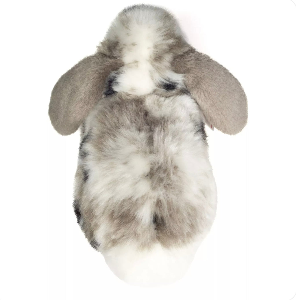 Peluche lapin bélier couché 23 cm -Gris -  Teddy Hermann