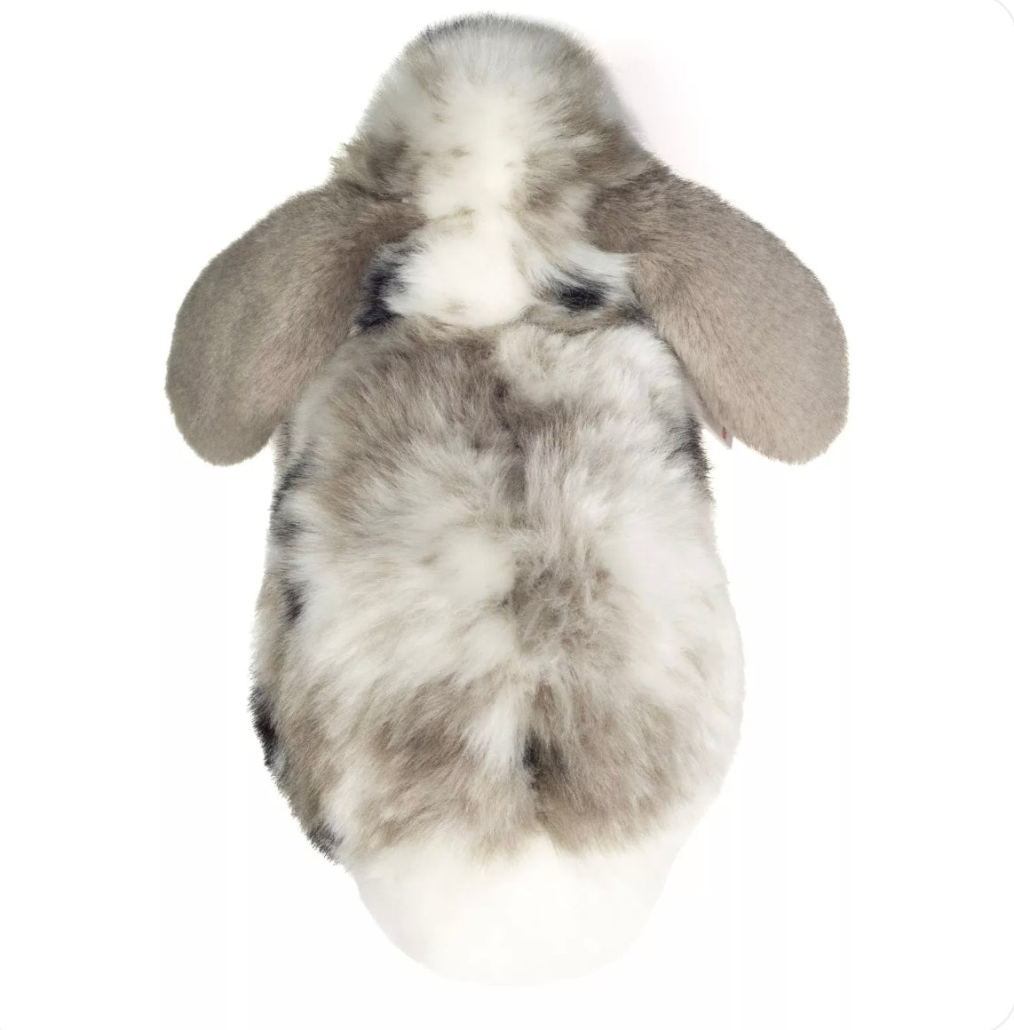 Peluche lapin bélier couché 23 cm -Gris -  Teddy Hermann