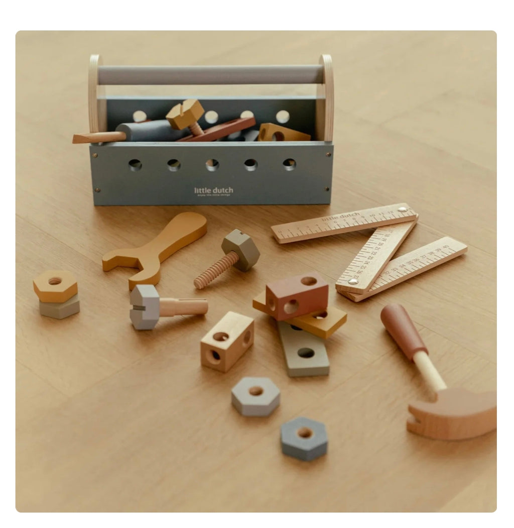 Boîte à outils en bois - Little Dutch