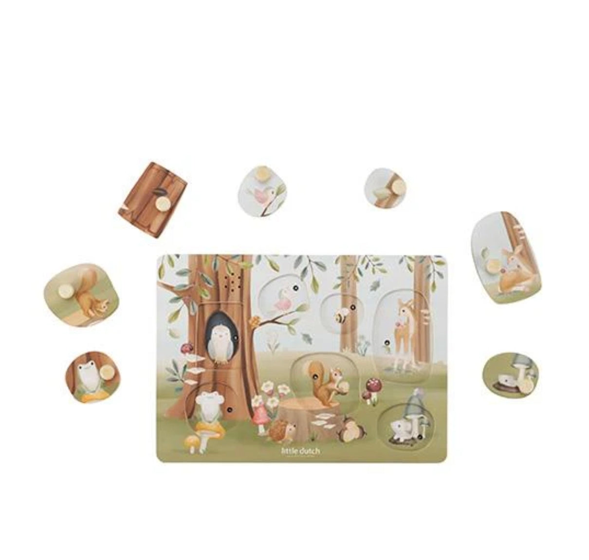 Puzzle sonore en bois FSC - Forest Friends - Little Dutch