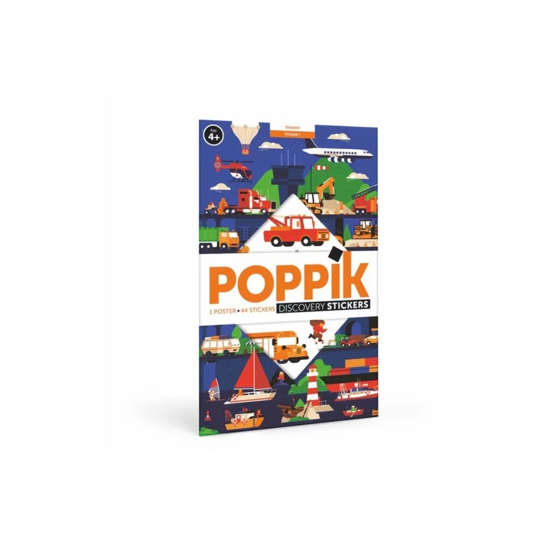 Poster et stickers - Les Véhicules - Poppik