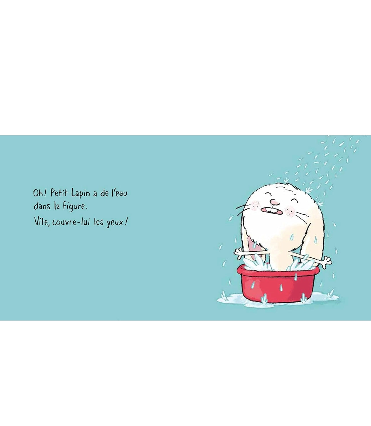 Livre - Au bain petit lapin - Moulin Roty