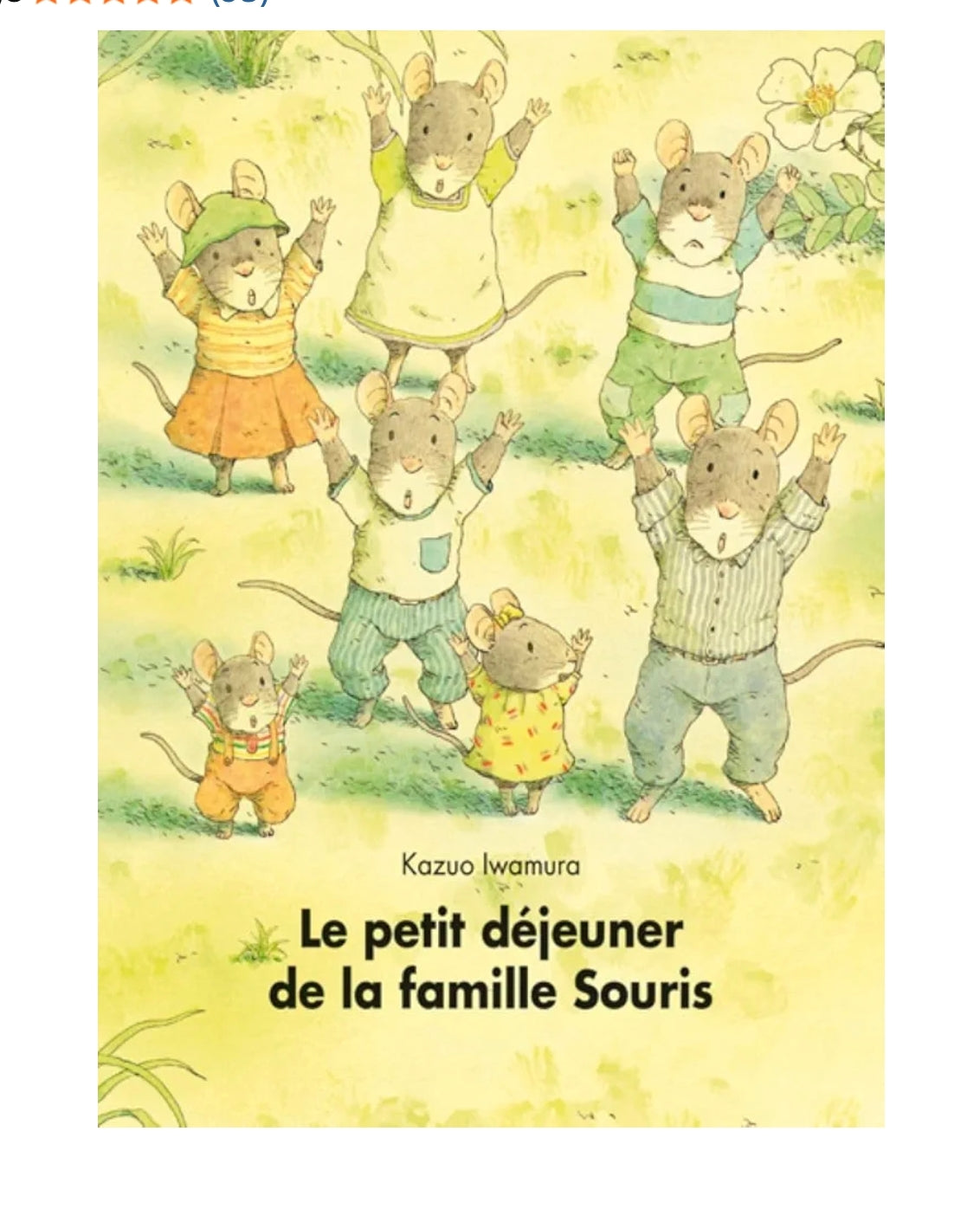Livre - Le petit déjeuner de la famille souris - Moulin Roty