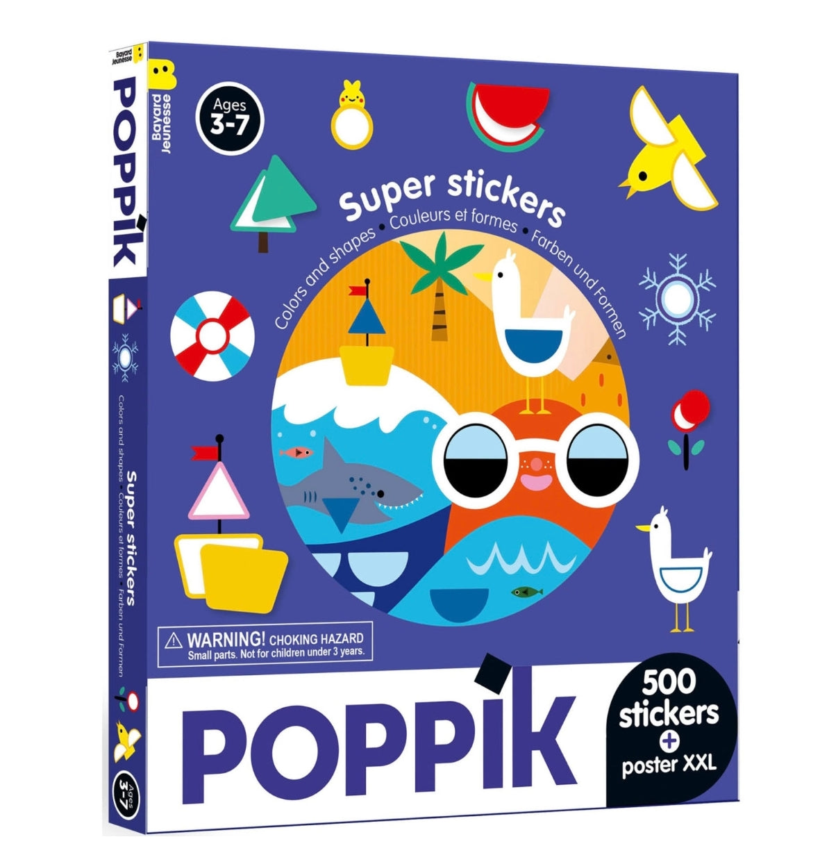 Super stickers - Couleurs et Formes - Poppik