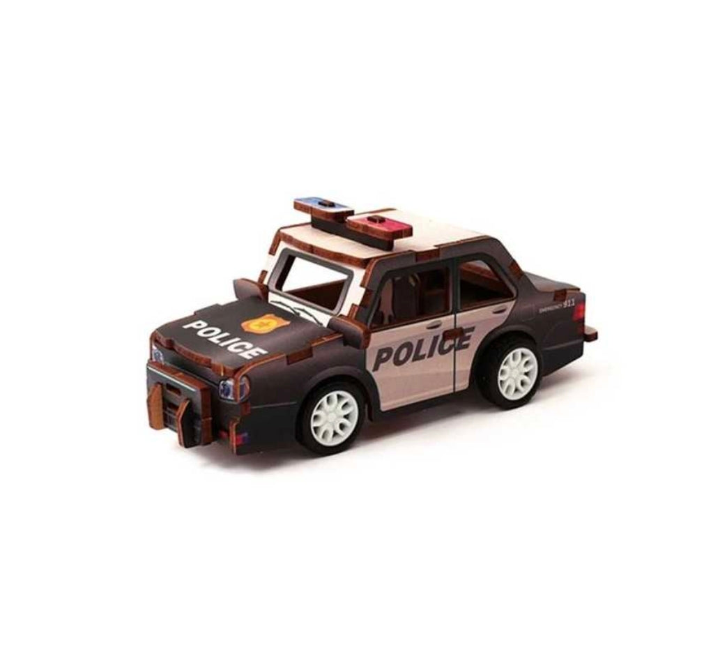 Maquette bois - Véhicule  Police - Graine Créative