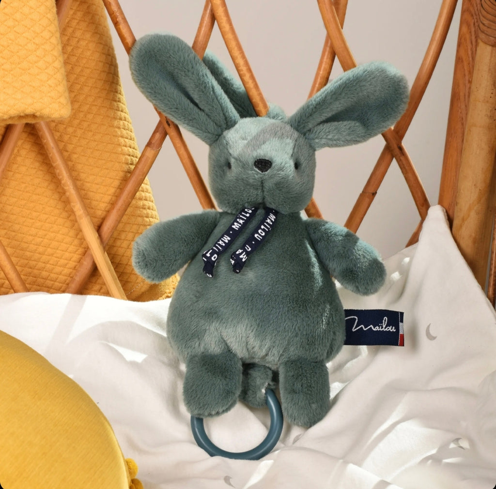 Boite à musique Lapin - Sauge - Maïlou