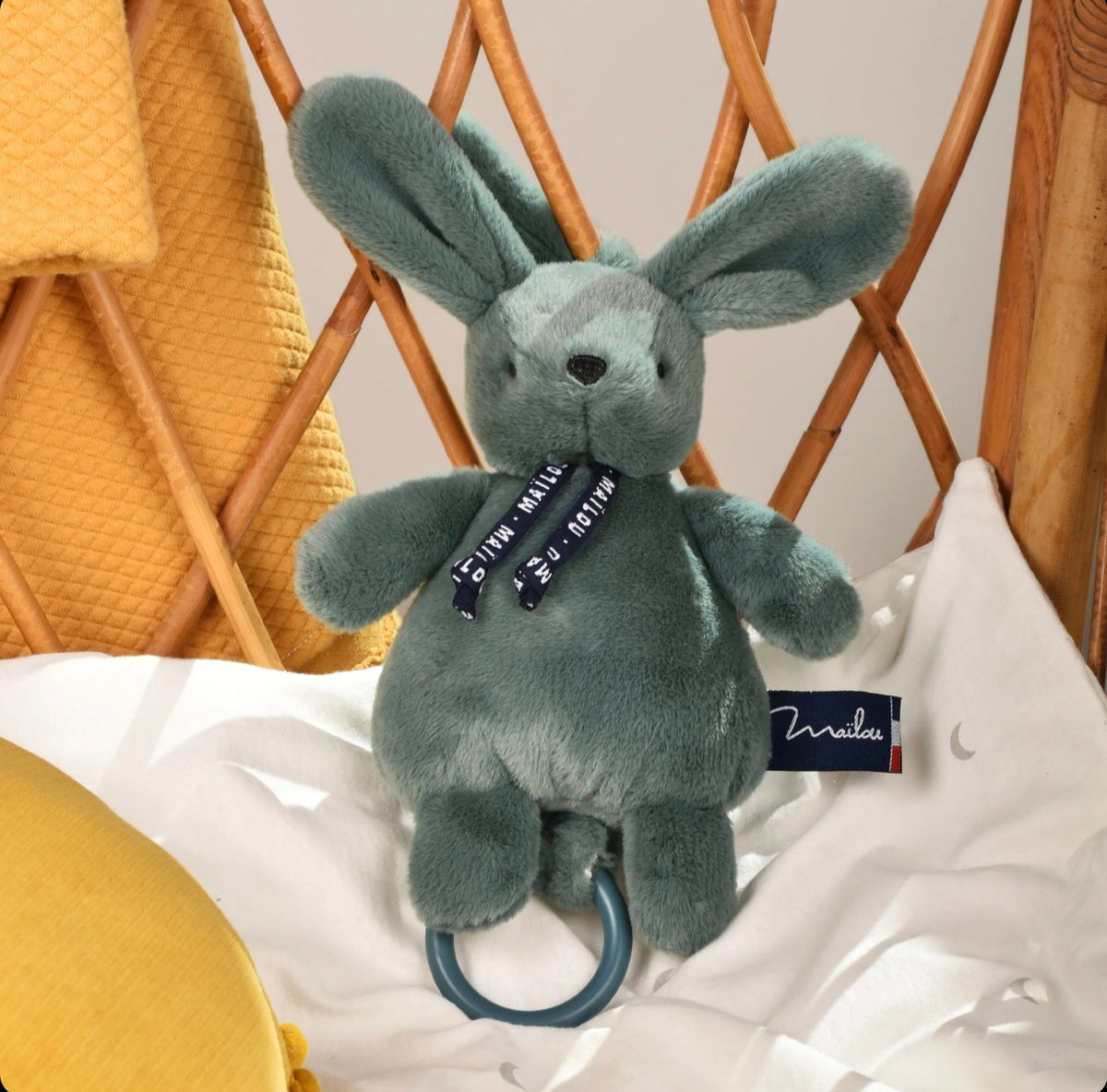 Boite à musique Lapin - Sauge - Maïlou