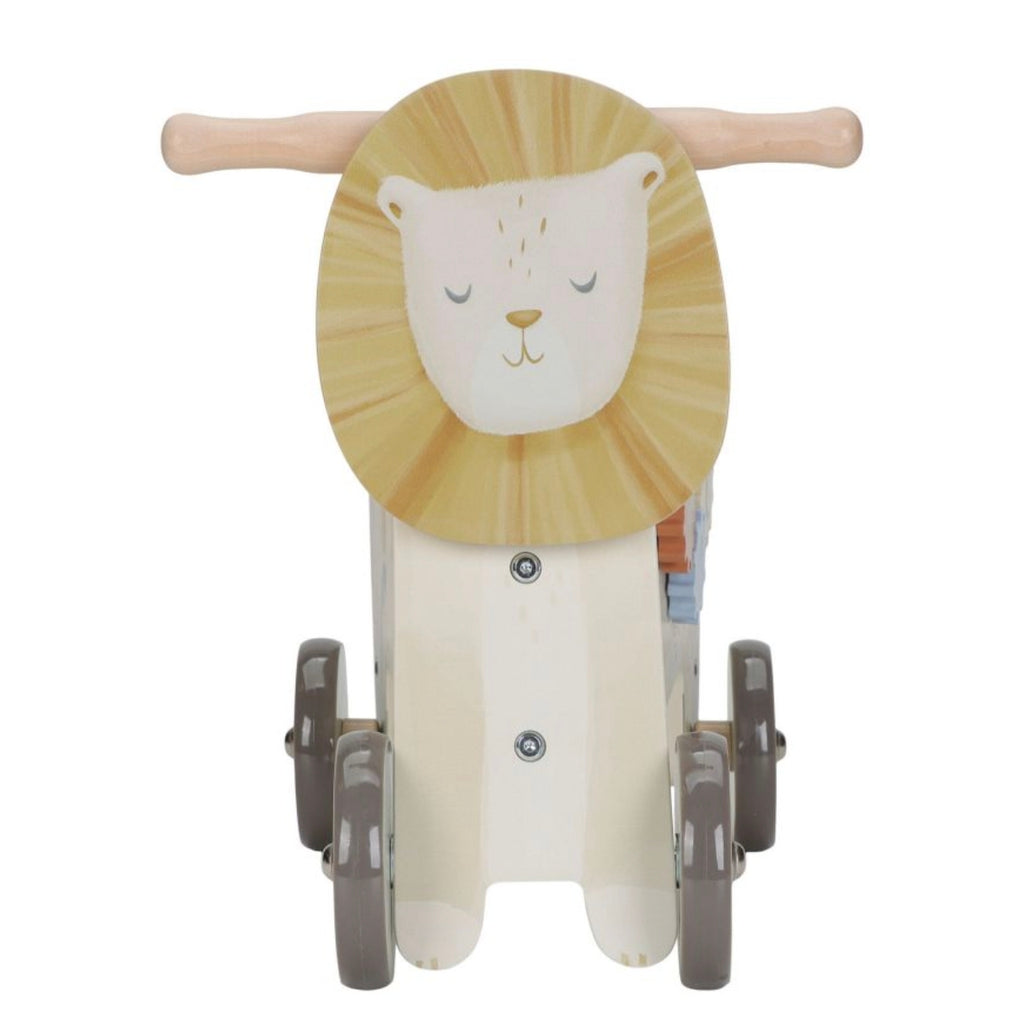 Porteur lion en bois - Safari - LIttle Dutch